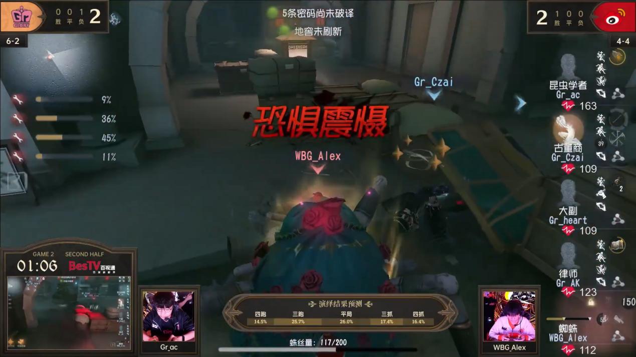 齊心協(xié)力《第五人格》2023IVL秋季賽第四周賽報發(fā)布