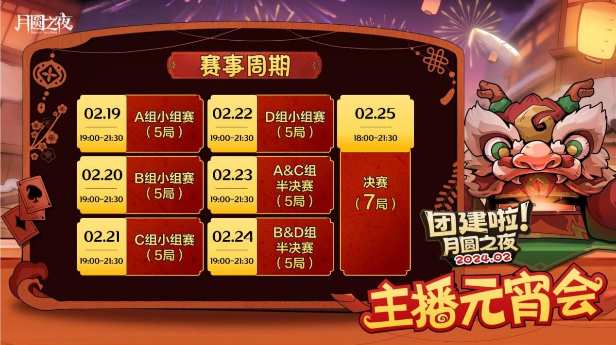 一周對弈，鏖戰(zhàn)元宵《月圓之夜》龍年首度團(tuán)建開啟