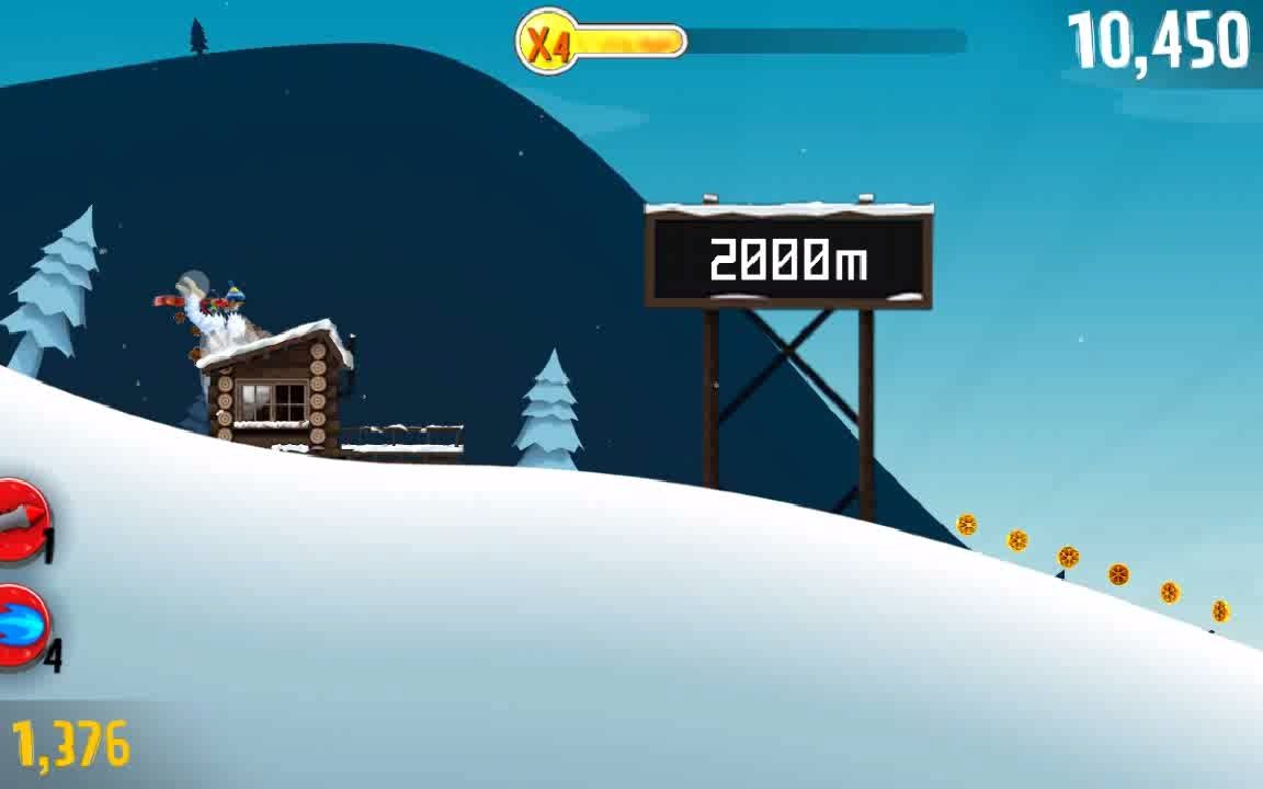 滑雪大冒險2怎么換單板