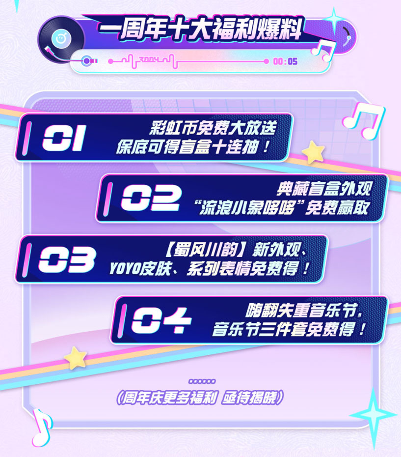 相伴一載，音你精彩 《蛋仔派對》周年慶前瞻直播爆料匯總！