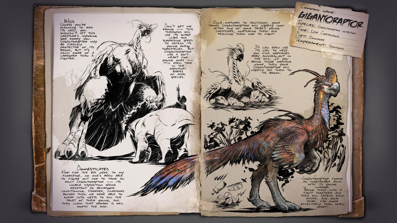 《方舟生存進(jìn)化》次世代版本新生物“巨盜龍”圖譜公開(kāi)，史前世界的恐龍保姆