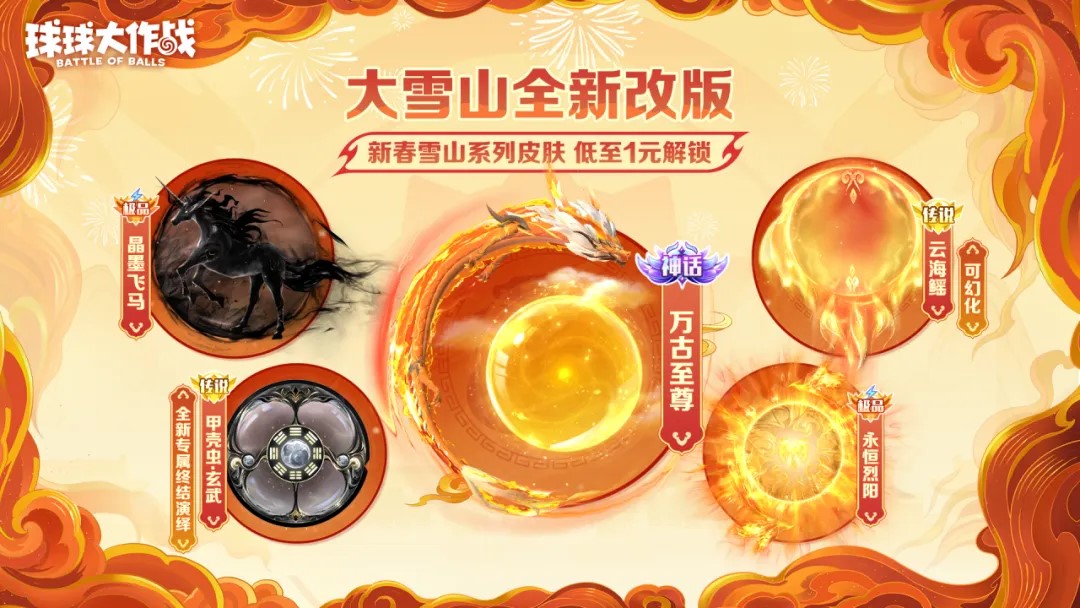 人人送100把超大,《球球大作戰(zhàn)》1月24日蛇年春節(jié)福利盤(pán)點(diǎn)