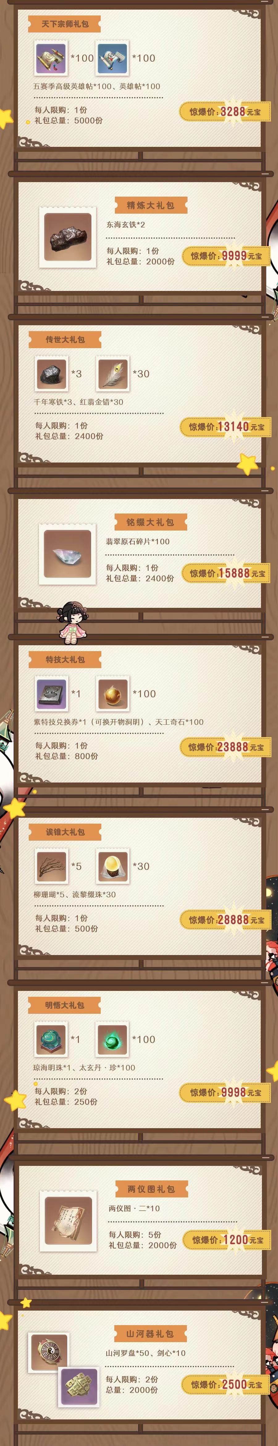 心愿時(shí)裝來(lái)了《一夢(mèng)江湖》2023年最全心愿時(shí)裝名單曝光。