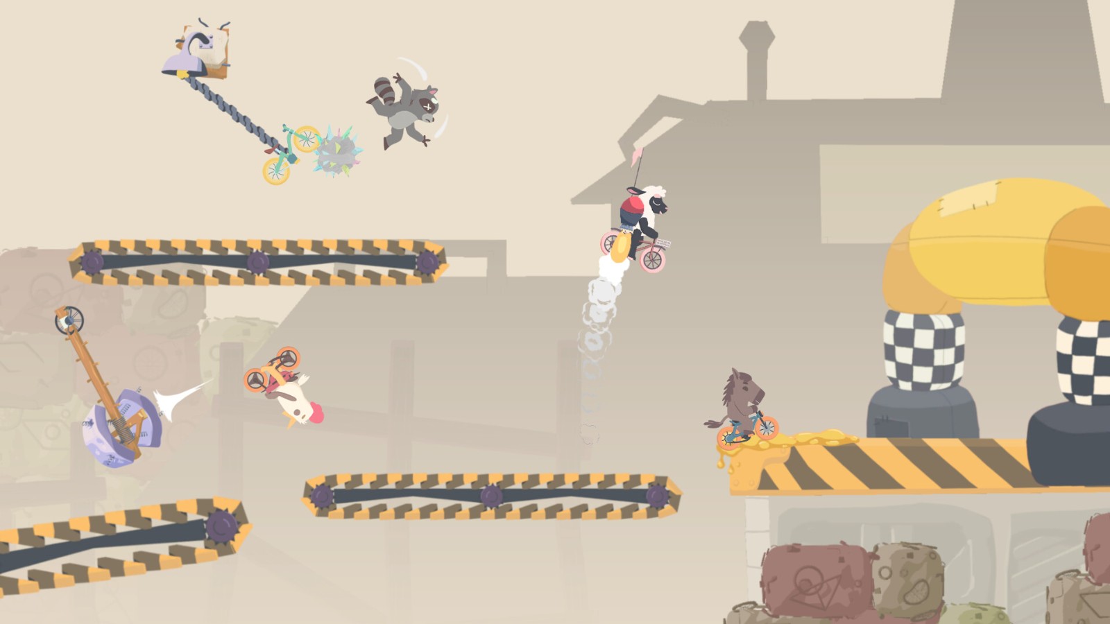自行車競速派對游戲《Ultimate Sheep Raccoon》Steam頁面上線，明年發(fā)售！
