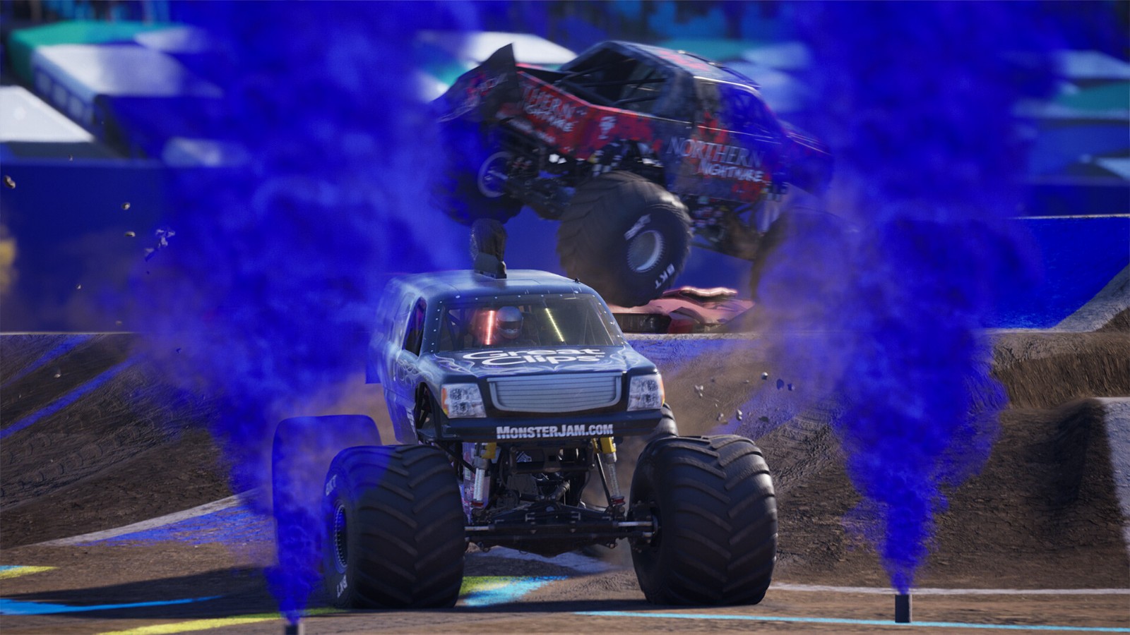 越野街機(jī)賽車游戲《Monster Jam? Showdown》Steam頁面上線，8月29日發(fā)售!