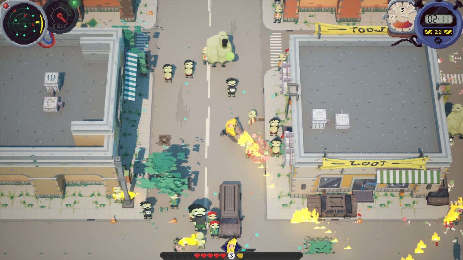 Roguelite 動(dòng)作游戲《Deadly Days: Roadtrip》Steam頁(yè)面，發(fā)行日期待定！