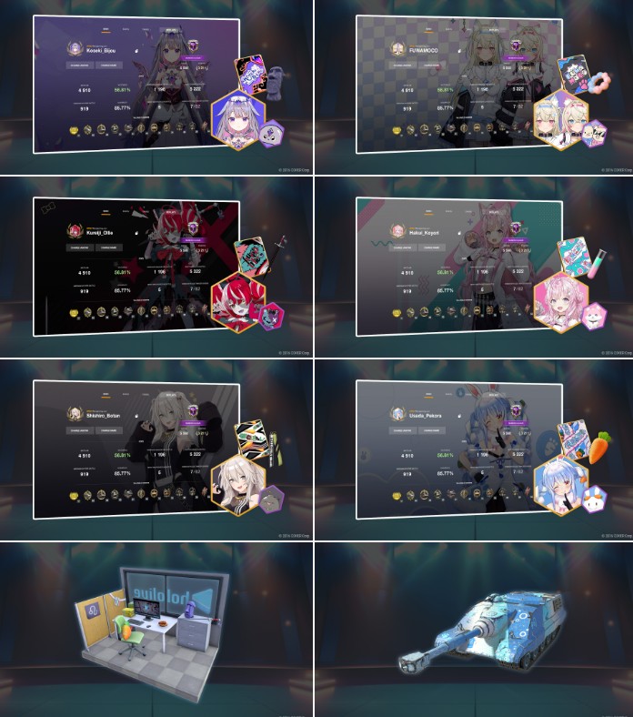 《坦克世界》聯(lián)動(dòng)hololive 7位虛擬偶像亂入?yún)?zhàn)！