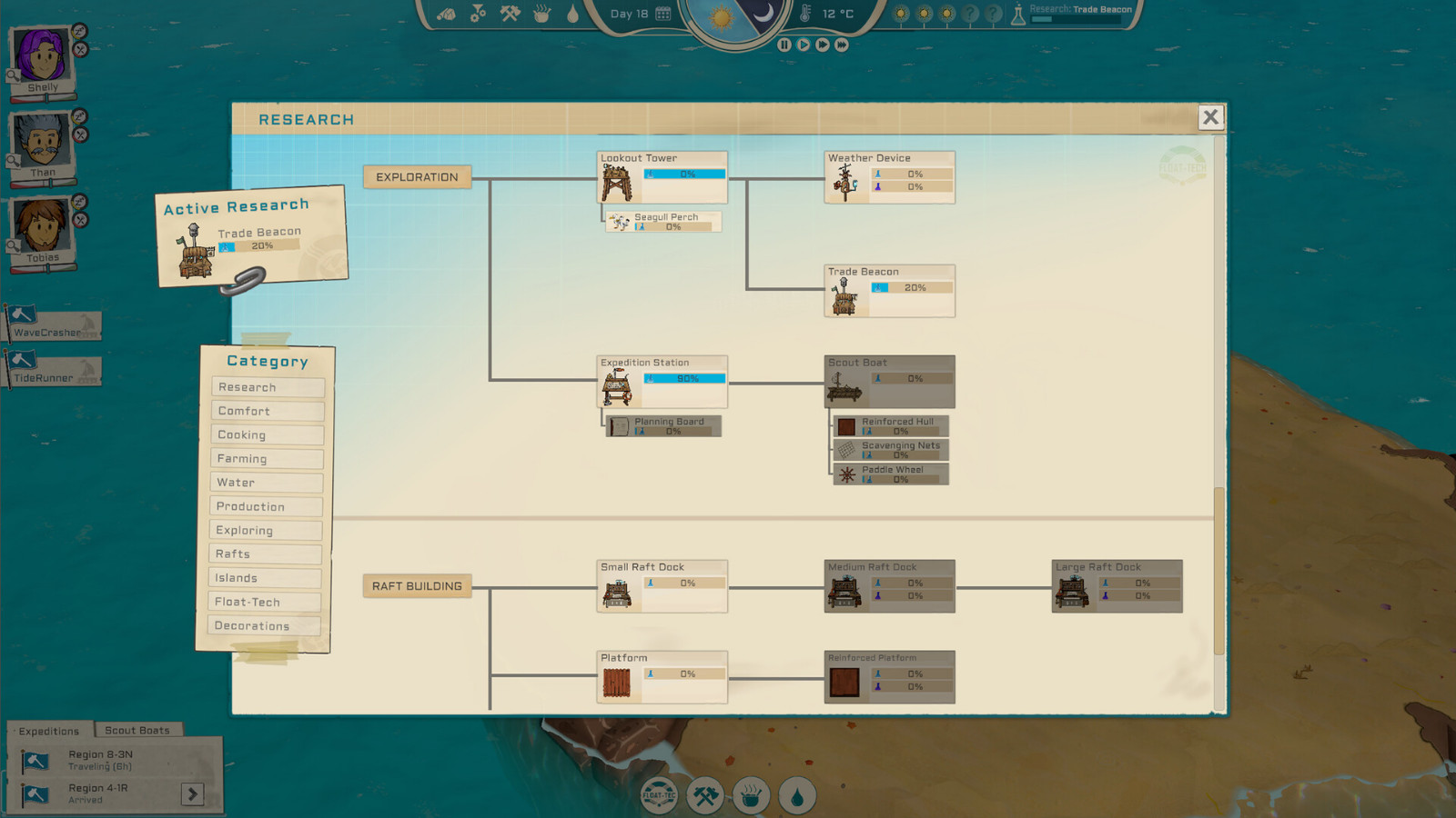 木筏制作生存管理冒險游戲《Oceaneers》Steam頁面上線，暫不支持中文！