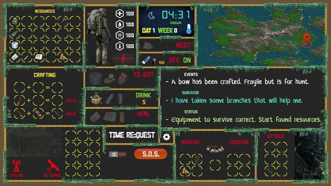 孤島生存冒險新游《Time Re:Quest》登陸Steam正式推出！