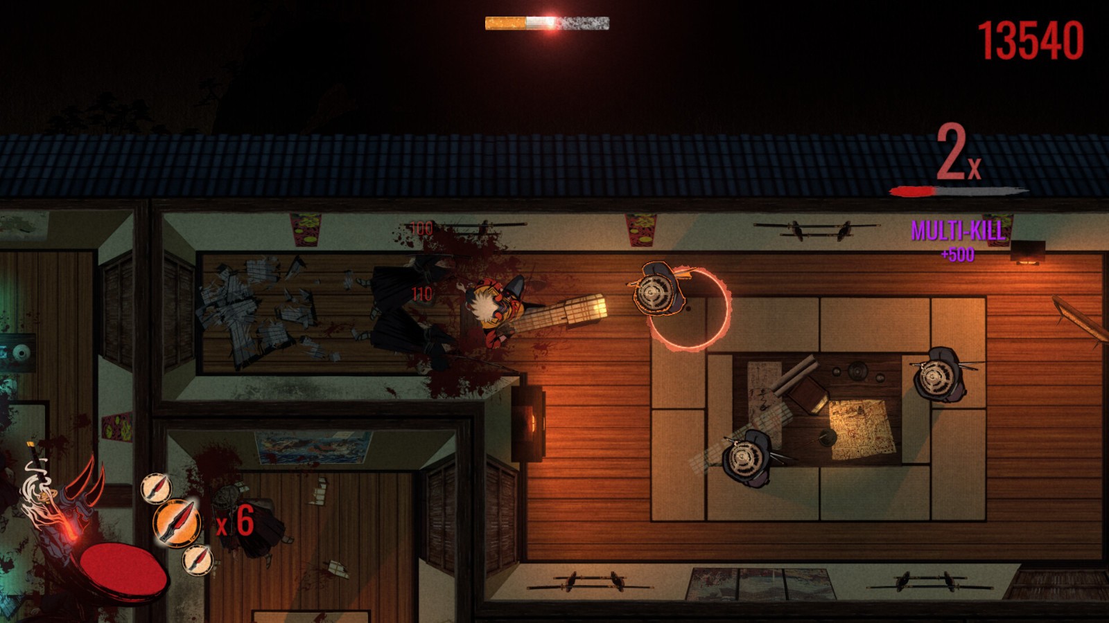 俯視角高速動作游戲《瘋狂武士》Steam頁面開放，明年發(fā)售！