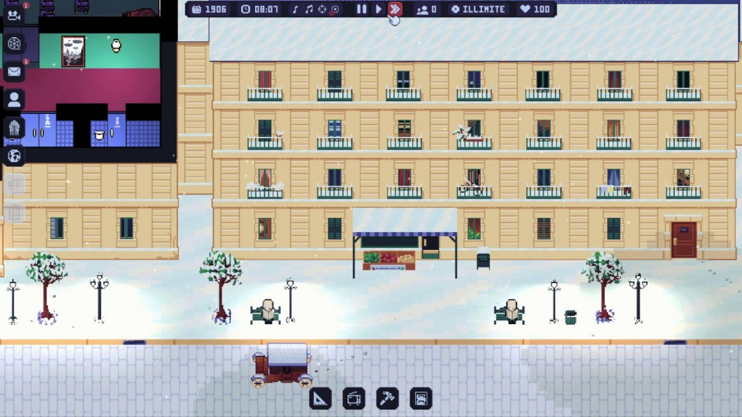 像素風(fēng)影院管理游戲《Cinema Theater Tycoon》Steam頁(yè)面公布，支持簡(jiǎn)中！
