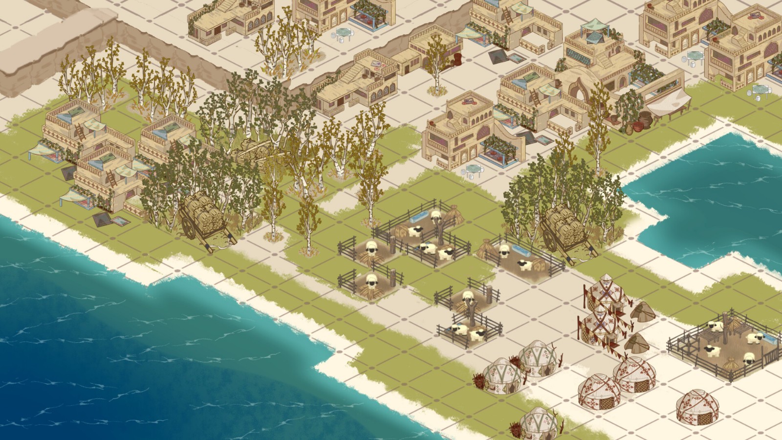 古風城市建造游戲《歲久丹青》今日上線Steam頁面，發(fā)售日期待定！