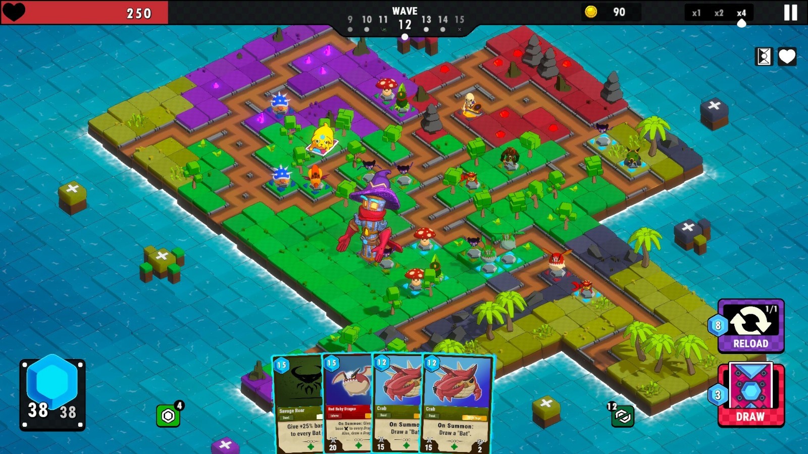 卡牌塔防游戲《預(yù)言之牌》Steam頁面公布，不支持中文！