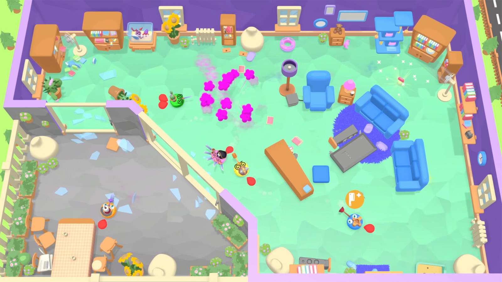 派對(duì)亂斗游戲《瘋狂吸塵器》Steam頁(yè)面公布，發(fā)售日期待定！