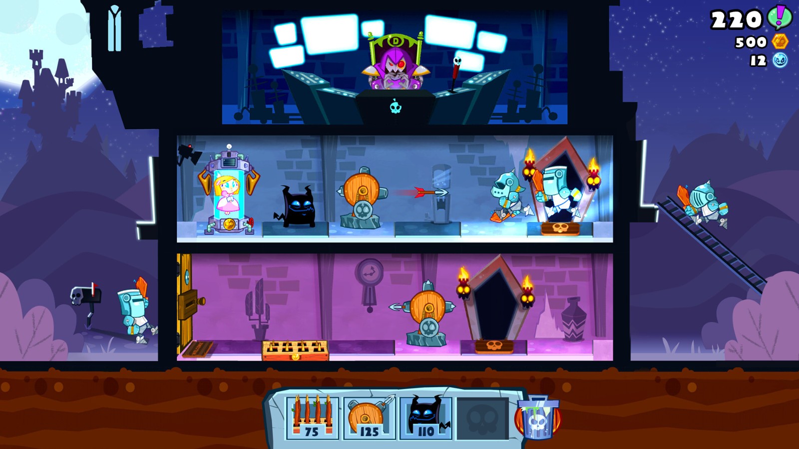 塔防解謎游戲《Castle Doombad Classic》今日Steam頁面上線，年內(nèi)發(fā)售！