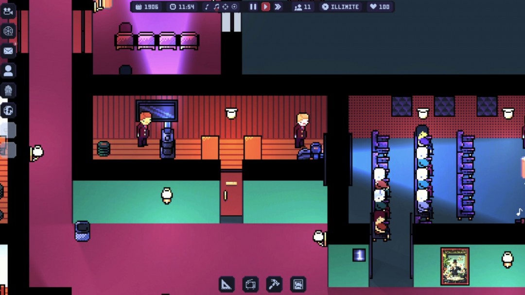 像素風(fēng)影院管理游戲《Cinema Theater Tycoon》Steam頁(yè)面公布，支持簡(jiǎn)中！