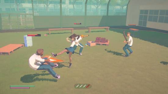 美少女格斗動作游戲公開Steam頁面！JK激戰(zhàn)不良少年