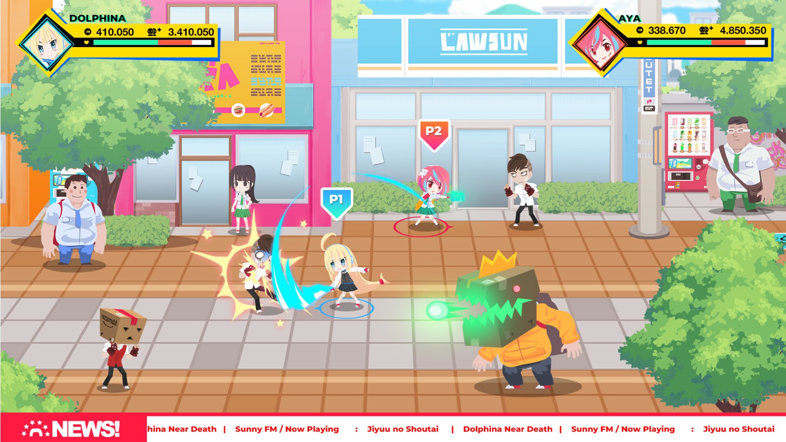 清版街機動作游戲《School Beat》Steam頁面開放，發(fā)售日期待定！