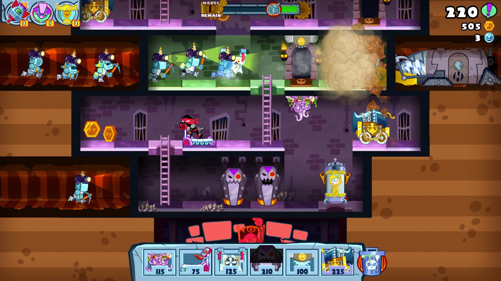 塔防解謎游戲《Castle Doombad Classic》今日Steam頁面上線，年內(nèi)發(fā)售！